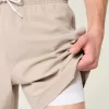 Μαγιό Mid-thigh Seersucker Volley