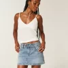 Χαμηλό τζιν Mini Skort