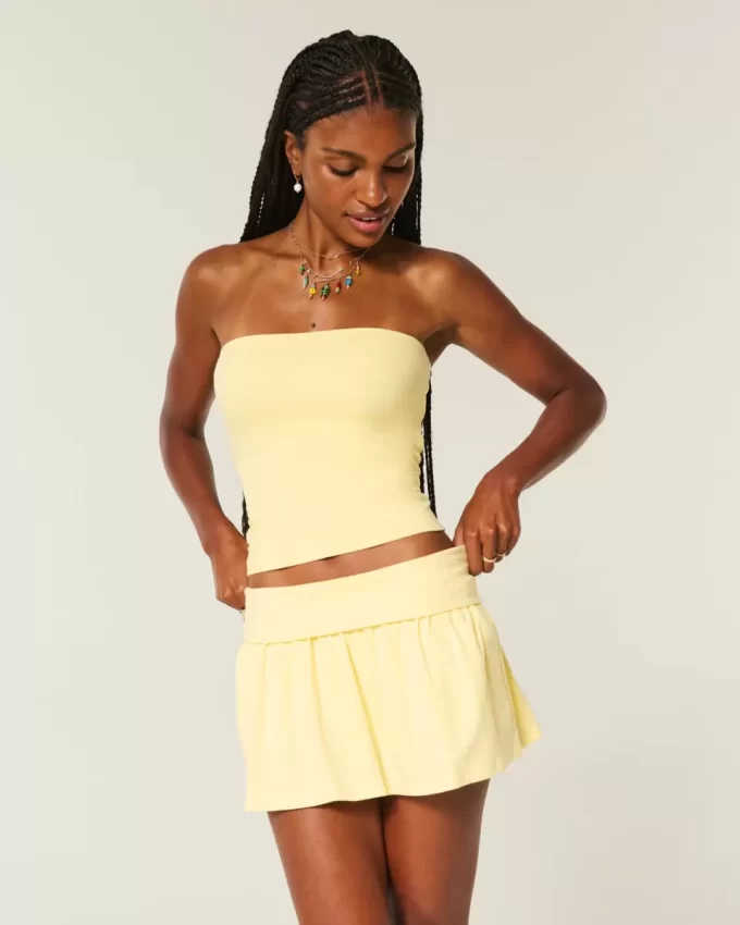 Πλεκτό πλεκτό Mini Skort Πλεκτό πλεκτό Mini Skort