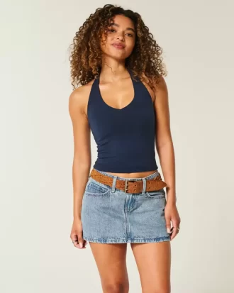 Χαμηλό τζιν Mini Skort