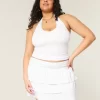 Mini Skort πλεκτό βολάν