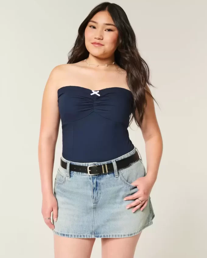 Χαμηλό τζιν Mini Skort