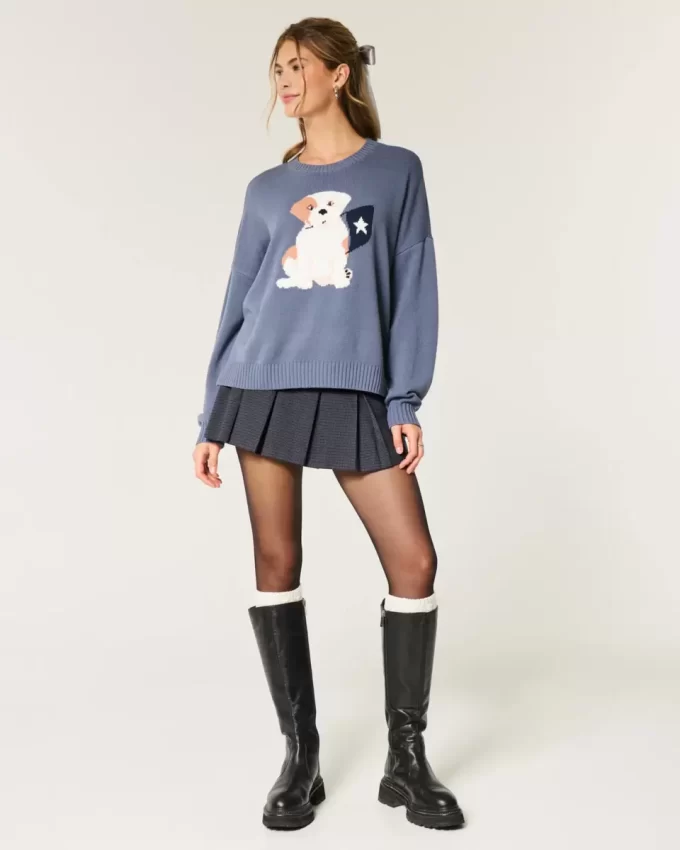 Ψηλόμεσο Mini Skort με πλισέ Ψηλόμεσο Mini Skort με πλισέ