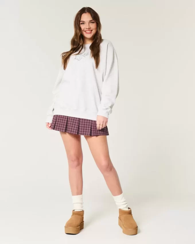 Ψηλόμεσο Mini Skort με πλισέ Ψηλόμεσο Mini Skort με πλισέ