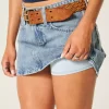 Χαμηλό τζιν Mini Skort