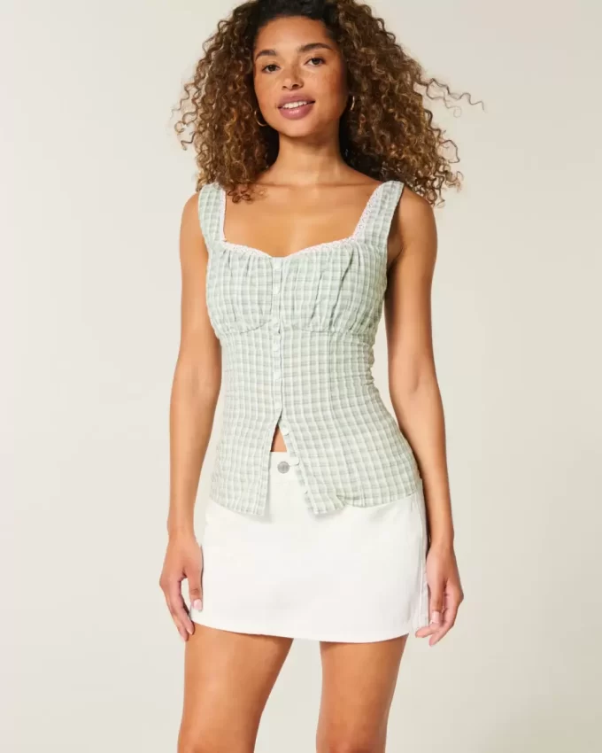 Χαμηλό τζιν Mini Skort
