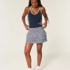 Mini Skort πλεκτό βολάν