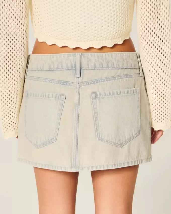 Χαμηλό τζιν Mini Skort