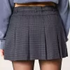 Ψηλόμεσο Mini Skort με πλισέ Ψηλόμεσο Mini Skort με πλισέ
