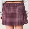 Ψηλόμεσο Mini Skort με πλισέ Ψηλόμεσο Mini Skort με πλισέ