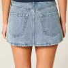 Χαμηλό τζιν Mini Skort