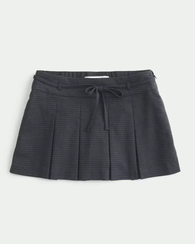 Ψηλόμεσο Mini Skort με πλισέ Ψηλόμεσο Mini Skort με πλισέ