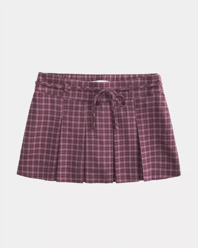 Ψηλόμεσο Mini Skort με πλισέ Ψηλόμεσο Mini Skort με πλισέ