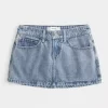 Χαμηλό τζιν Mini Skort