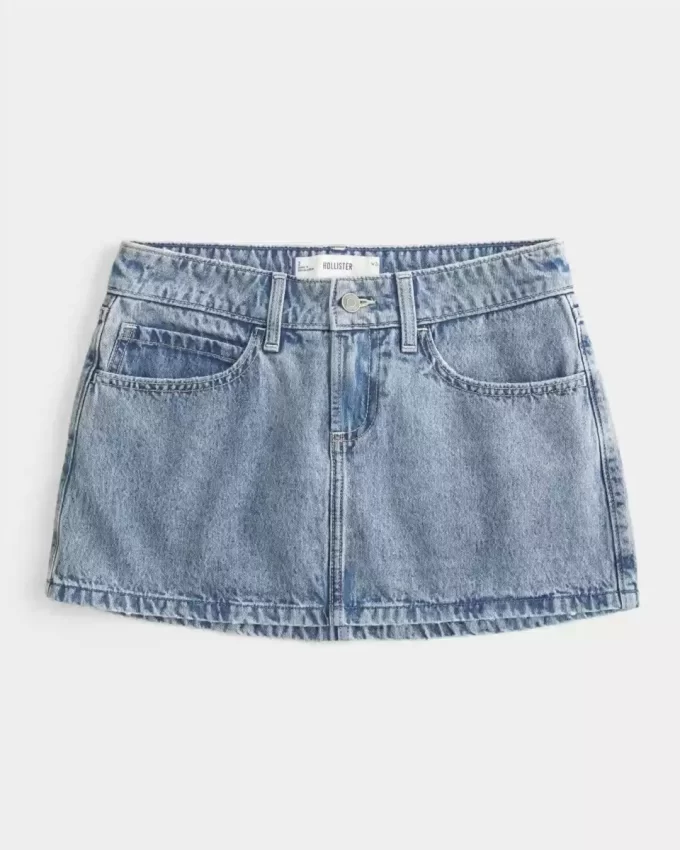 Χαμηλό τζιν Mini Skort
