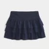 Mini Skort πλεκτό βολάν