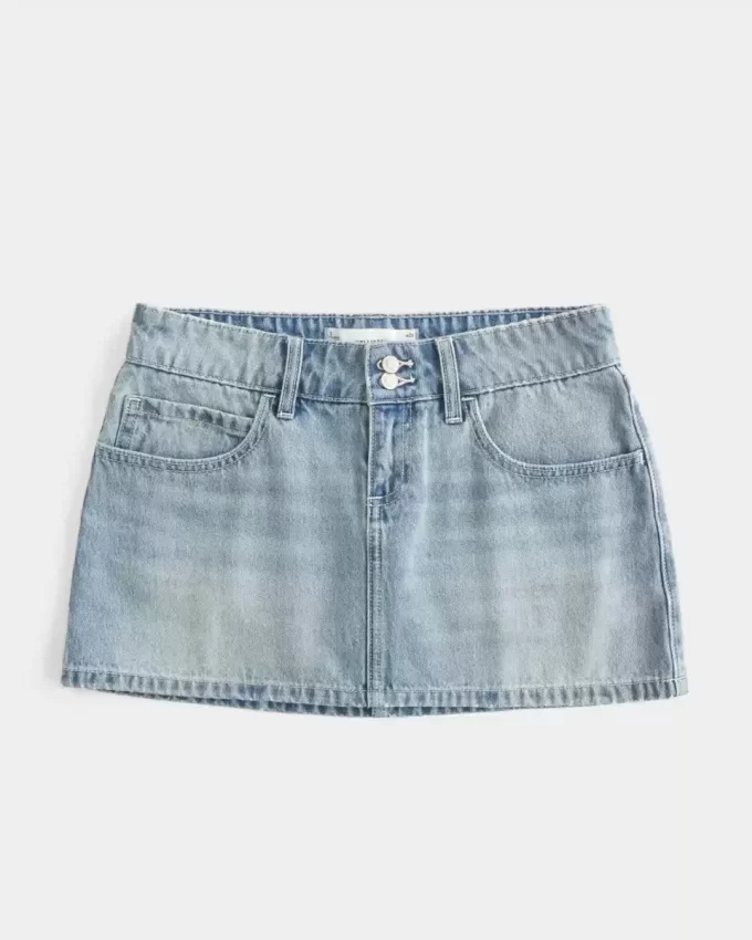 Χαμηλό τζιν Mini Skort