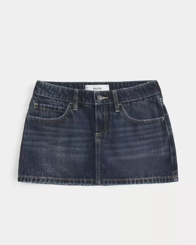Χαμηλό τζιν Mini Skort