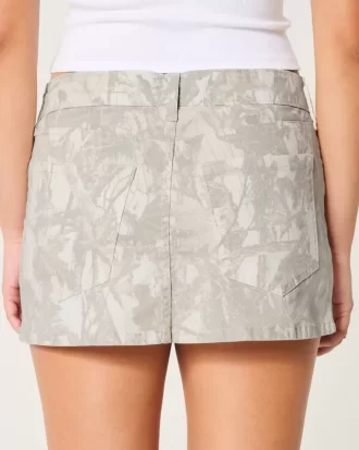 Mini Skort Camo Twill χαμηλού ύψους