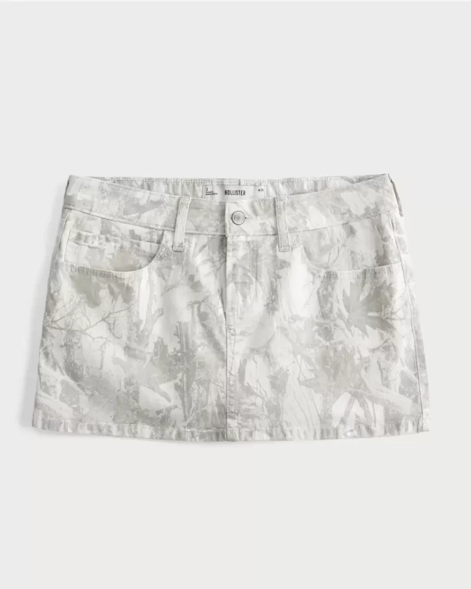 Mini Skort Camo Twill χαμηλού ύψους Mini Skort Camo Twill χαμηλού ύψους