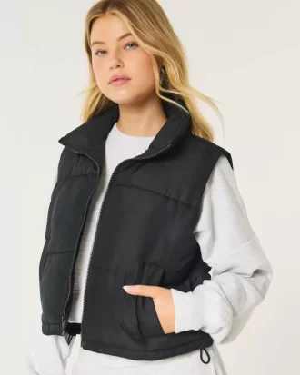 Mini Zip-Up Puffer Γιλέκο