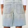 Χαμηλό ύψος φιμέ Mud Wash Baggy Jort Χαμηλό ύψος φιμέ Mud Wash Baggy Jort