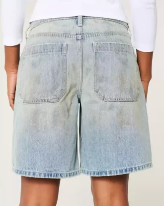 Χαμηλό ύψος φιμέ Mud Wash Baggy Jort