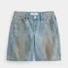 Χαμηλό ύψος φιμέ Mud Wash Baggy Jort Χαμηλό ύψος φιμέ Mud Wash Baggy Jort