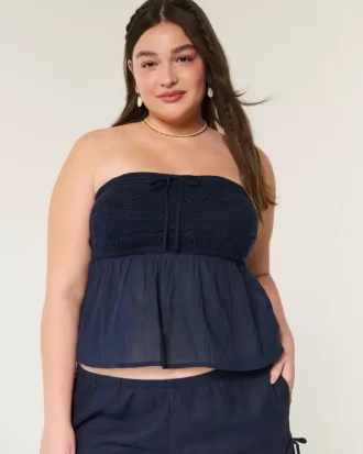 Εύκολη μπλούζα Babydoll σε στυλ κροσέ