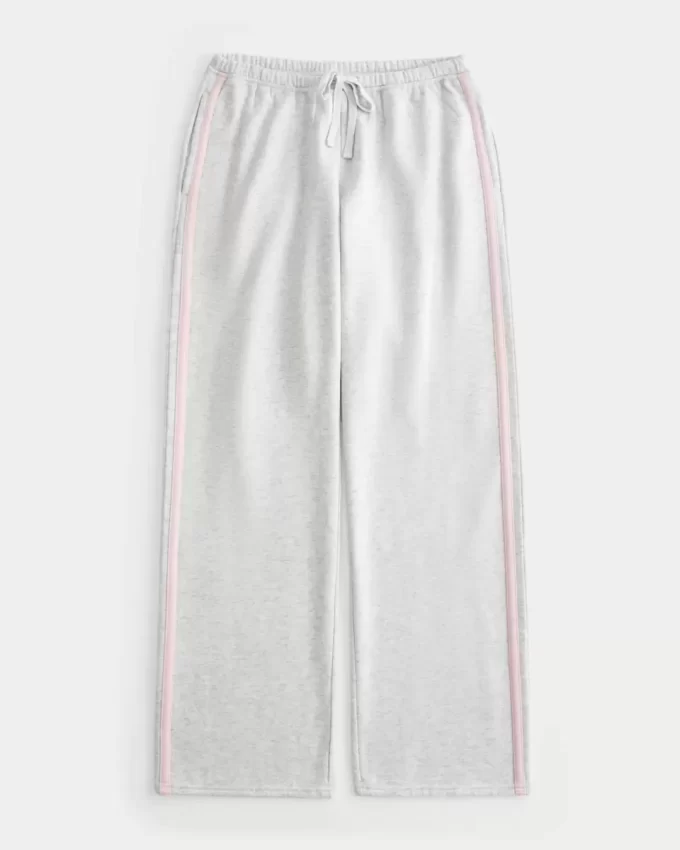 Παντελόνι ίσιο με ρίγες στο πλάι Παντελόνι ίσιο με ρίγες στο πλάι