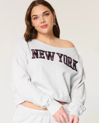 Μίνι φούτερ New York Graphic