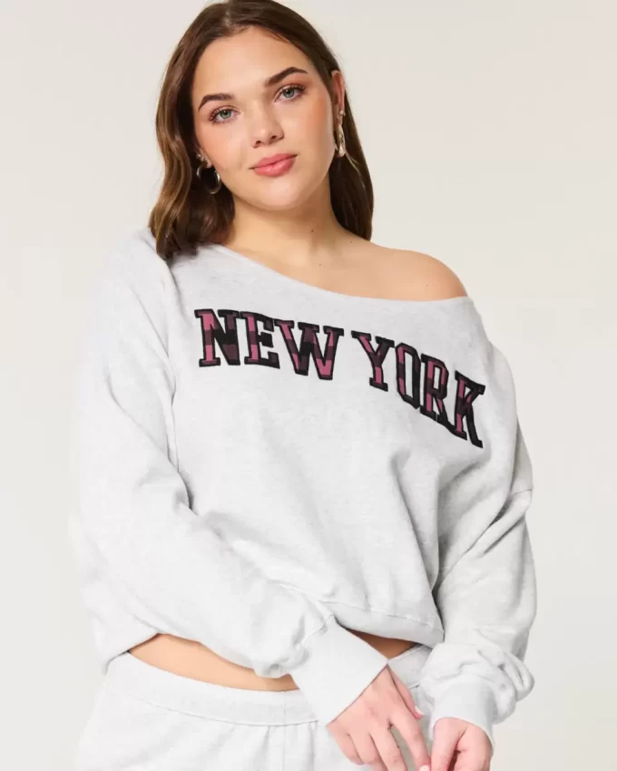 Μίνι φούτερ New York Graphic Μίνι φούτερ New York Graphic