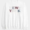 Υπερμεγέθη φούτερ New York Graphic Crew Υπερμεγέθη φούτερ New York Graphic Crew