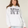Υπερμεγέθη NY Graphic Hoodie Υπερμεγέθη NY Graphic Hoodie