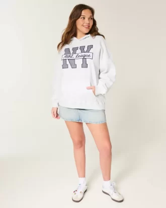 Υπερμεγέθη NY Graphic Hoodie Υπερμεγέθη NY Graphic Hoodie