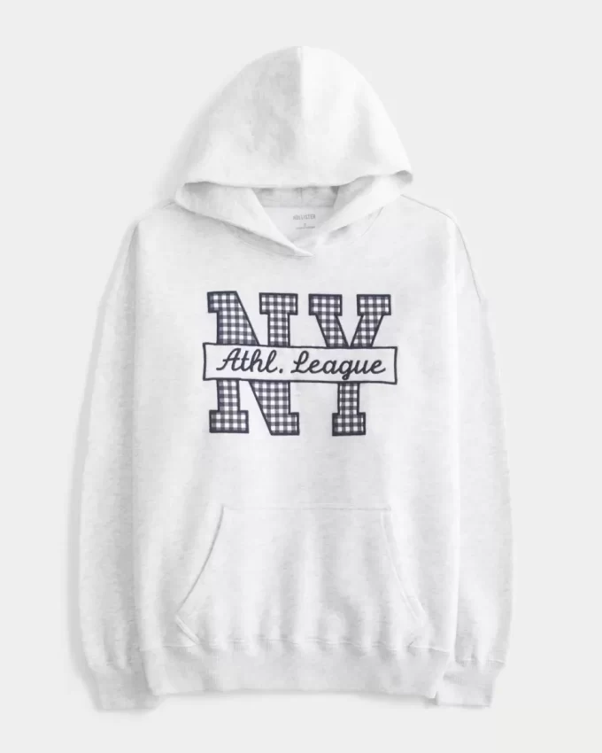 Υπερμεγέθη NY Graphic Hoodie Υπερμεγέθη NY Graphic Hoodie