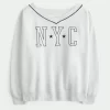 Υπερμεγέθη φούτερ NYC Graphic V-Neck Υπερμεγέθη φούτερ NYC Graphic V-Neck