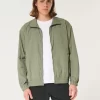 Nylon μπουφάν με φερμουάρ Nylon μπουφάν με φερμουάρ