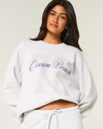 Υπερμεγέθη φούτερ Ocean Beach Graphic Crew