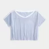 Υπερμεγέθη γραφική φανέλα Off-the-Shoulder Varsity Υπερμεγέθη γραφική φανέλα Off-the-Shoulder Varsity