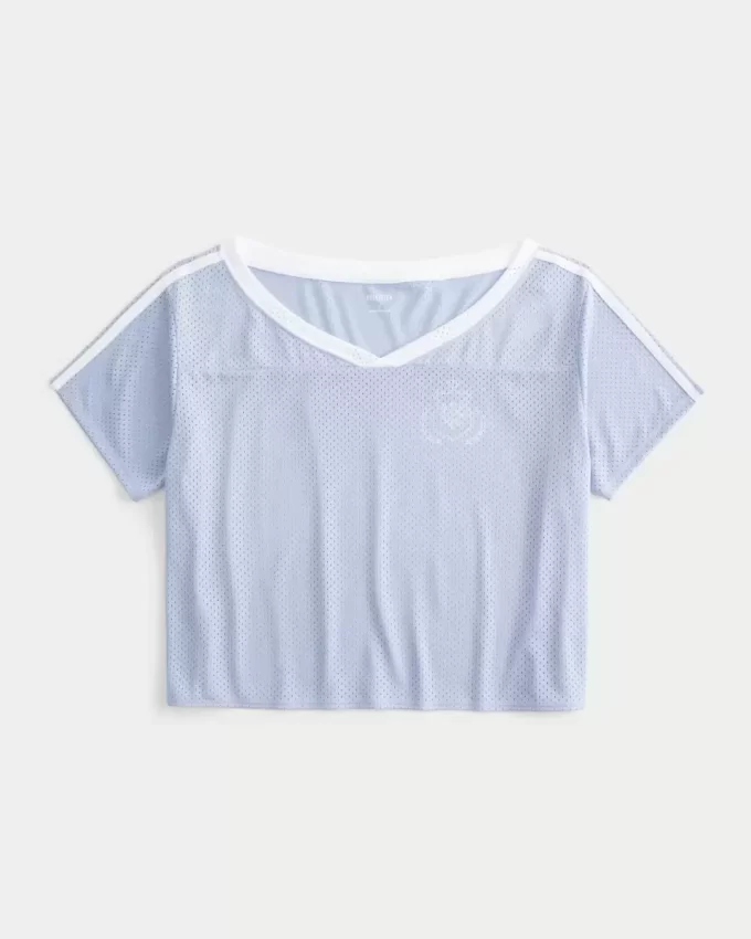 Υπερμεγέθη γραφική φανέλα Off-the-Shoulder Varsity Υπερμεγέθη γραφική φανέλα Off-the-Shoulder Varsity