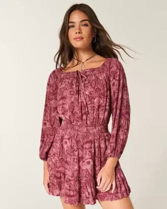 Πλεκτό φόρεμα On/Off-the-Shoulder Πλεκτό φόρεμα On/Off-the-Shoulder
