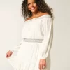 Πλεκτό φόρεμα On/Off-the-Shoulder Πλεκτό φόρεμα On/Off-the-Shoulder
