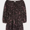 Πλεκτό φόρεμα On/Off-the-Shoulder Πλεκτό φόρεμα On/Off-the-Shoulder