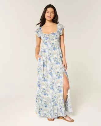 Μάξι Φόρεμα On/Off-the-Shoulder