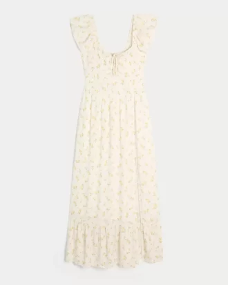Μάξι Φόρεμα On/Off-the-Shoulder