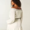 Πλεκτό φόρεμα On/Off-the-Shoulder Πλεκτό φόρεμα On/Off-the-Shoulder