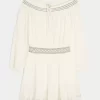 Πλεκτό φόρεμα On/Off-the-Shoulder Πλεκτό φόρεμα On/Off-the-Shoulder