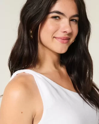 Λινό-Μείγμα με One-Shoulder Top Λινό-Μείγμα με One-Shoulder Top
