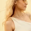 Λινό-Μείγμα με One-Shoulder Top Λινό-Μείγμα με One-Shoulder Top